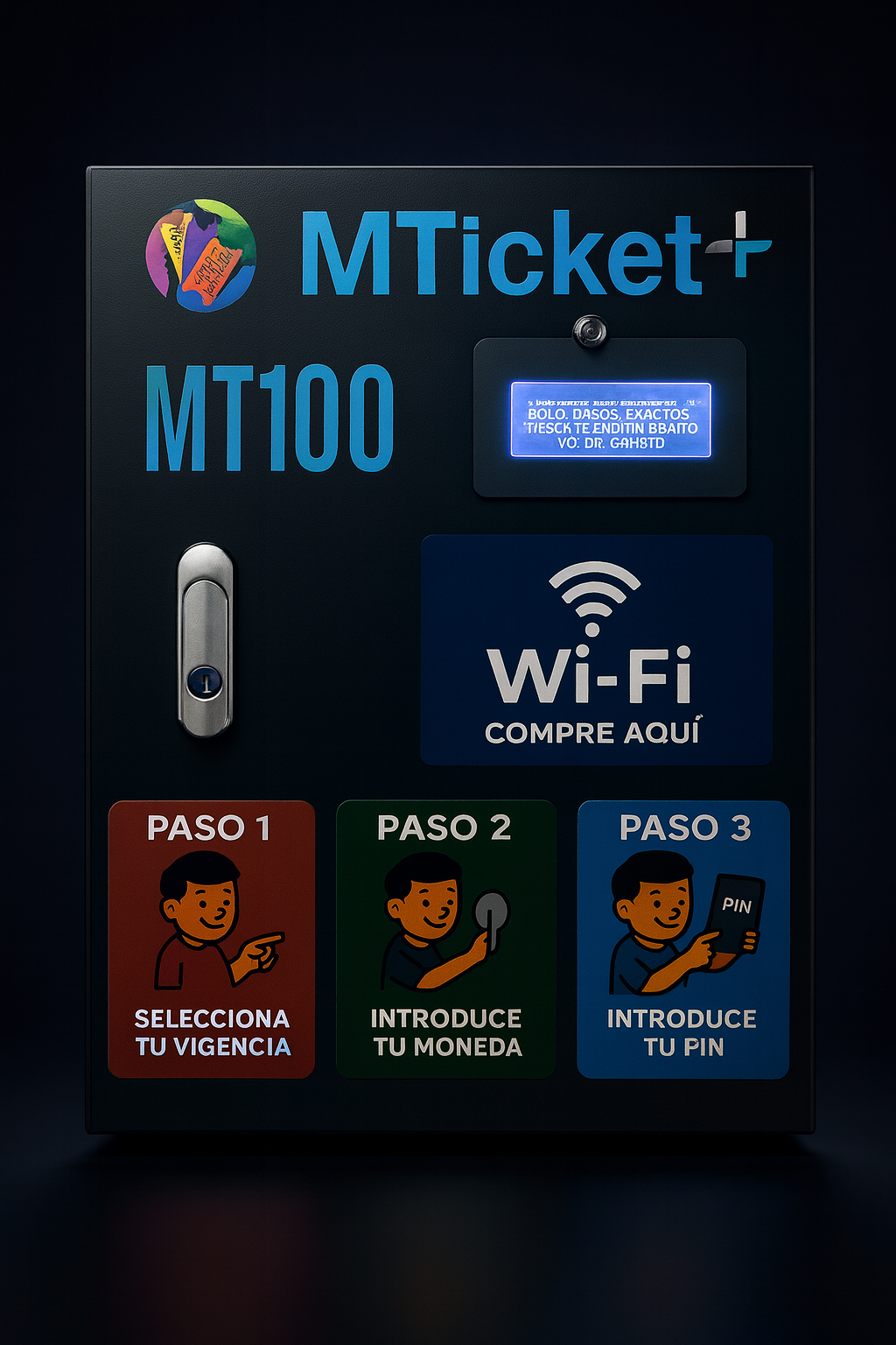 Caja Vending WiFi Modelo MT100