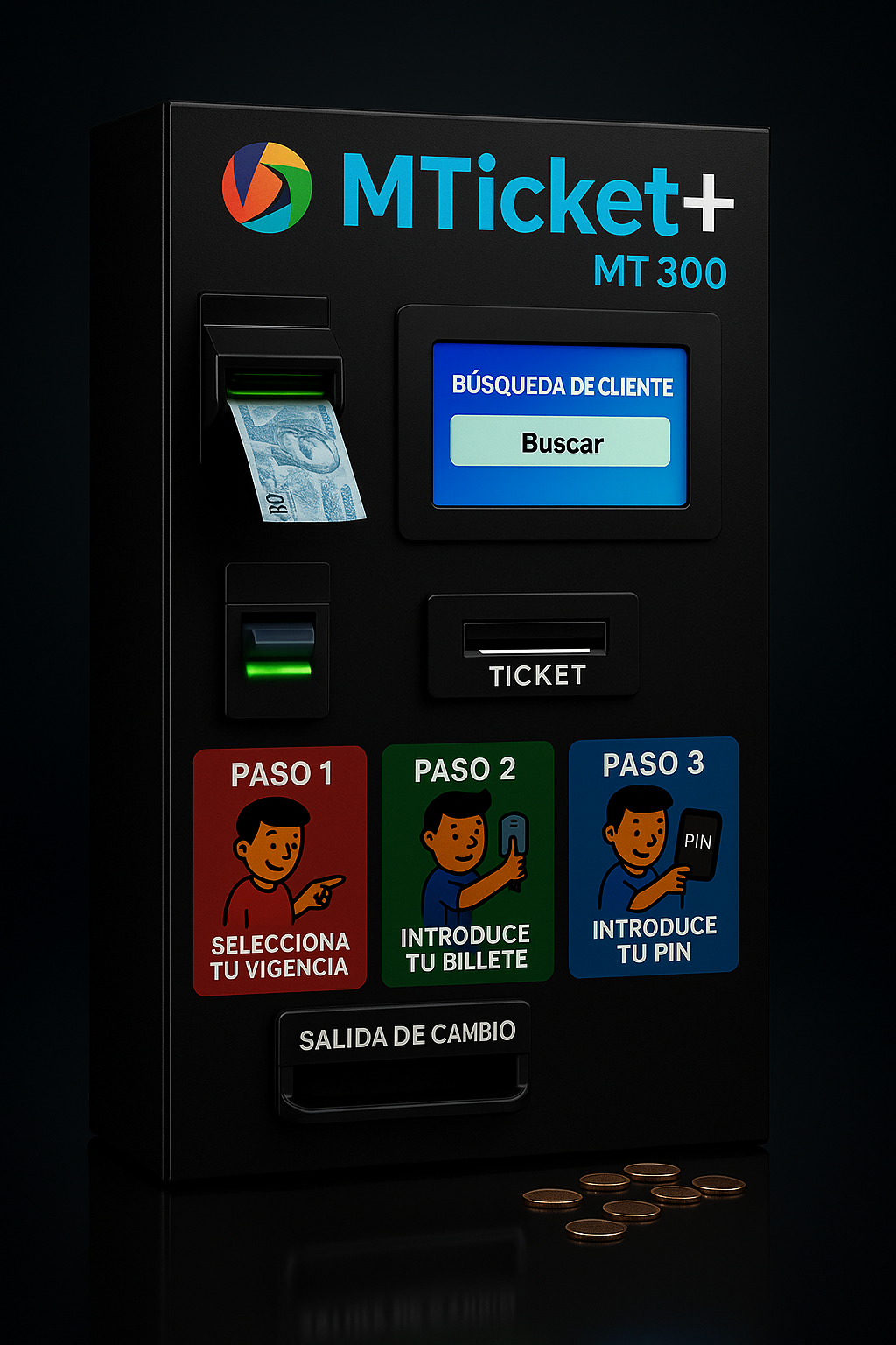 Caja Vending WiFi Modelo MT300