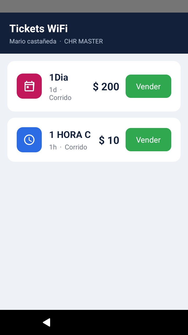 Los planes disponibles, con su precio